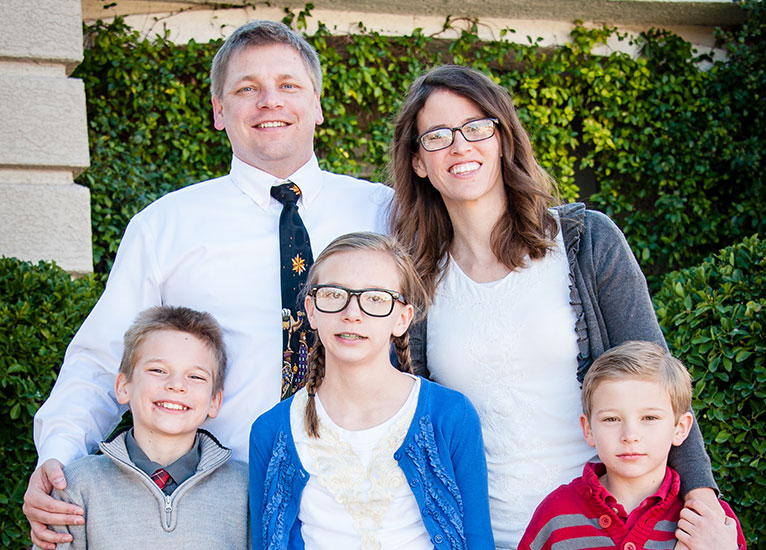 Jamie Steed and His Family