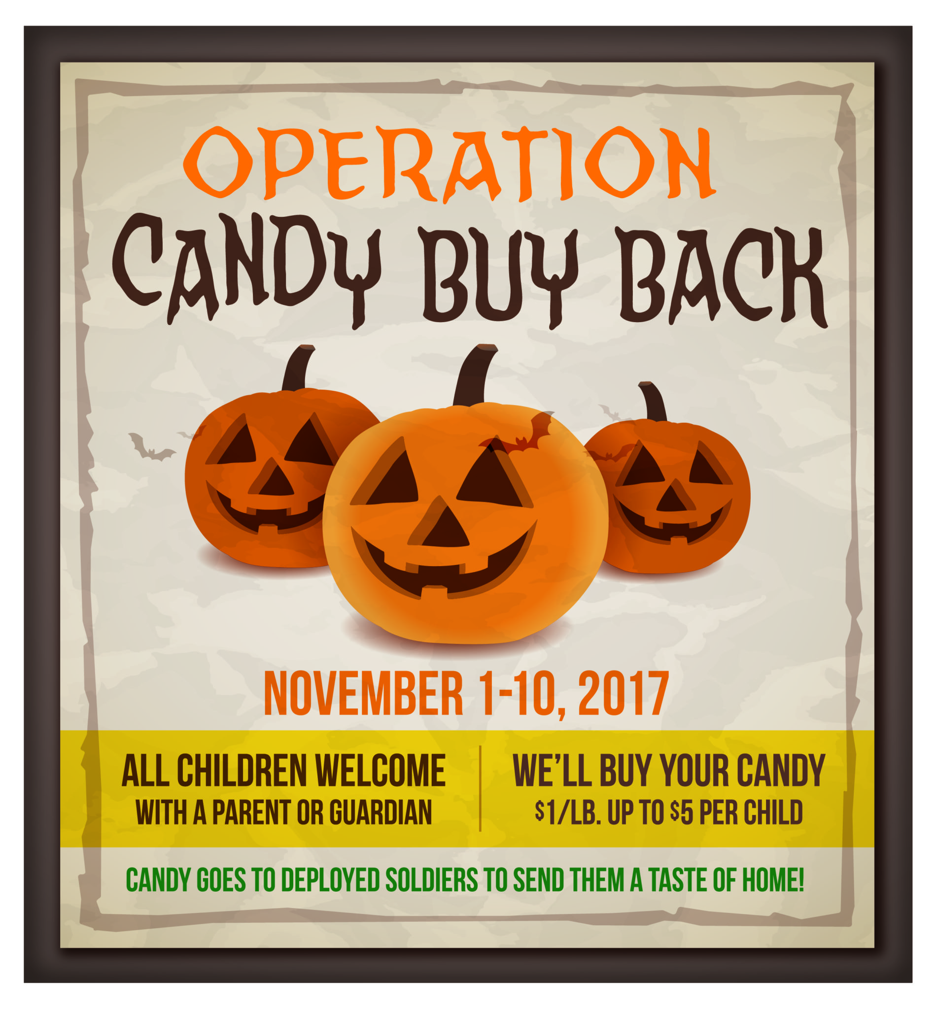 Candy Buy Back Flyer Download 2017A Practice Cafe
