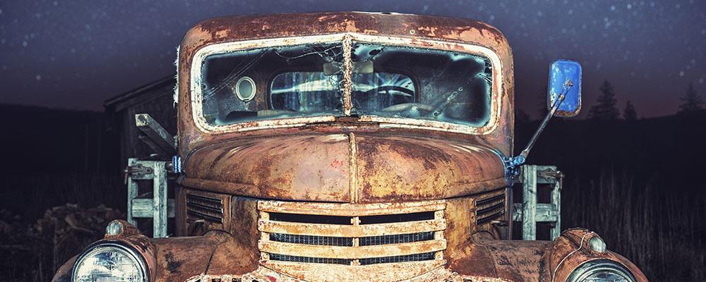 Broken down truck