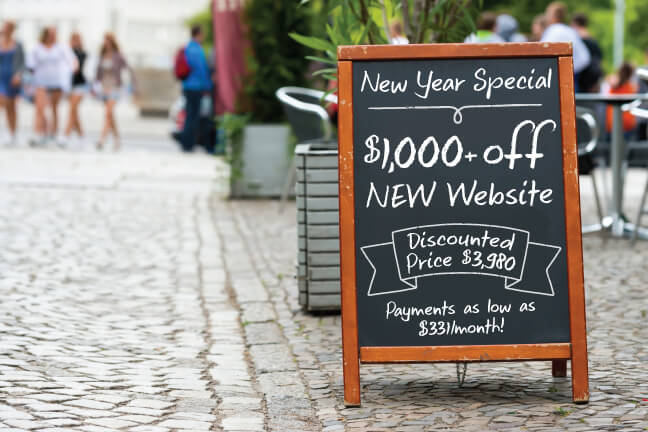 $1000 off new, 10-page custom dental website.