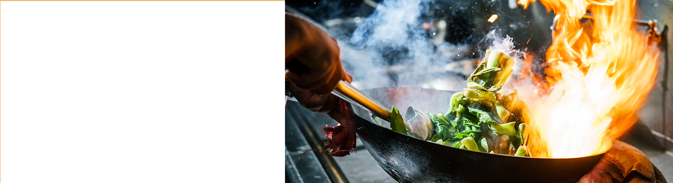 wok with stirfry