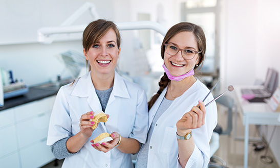 doctors smiling