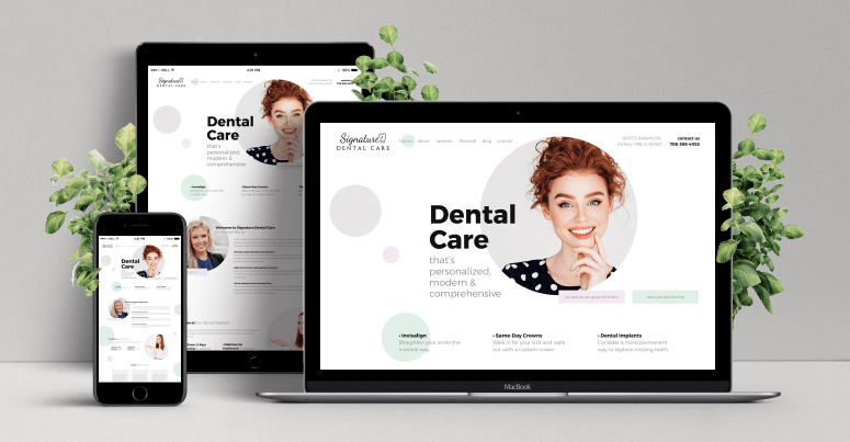 Signature Dental Care Responsive Website