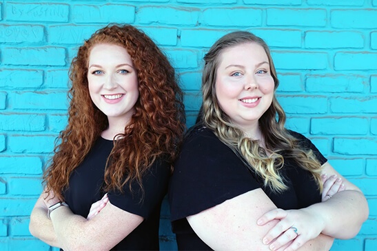 Sales Team - Brittany Corwin and Rachel Anthony