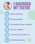 I Brushed My Teeth checklist