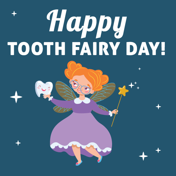 Happy Tooth Fairy Day social post