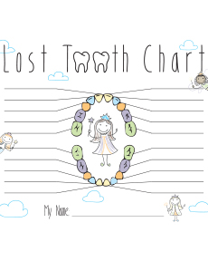 Lost Tooth Chart