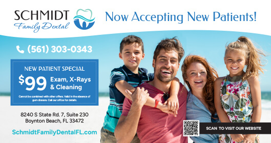 Schmidt Family Dental postcard front